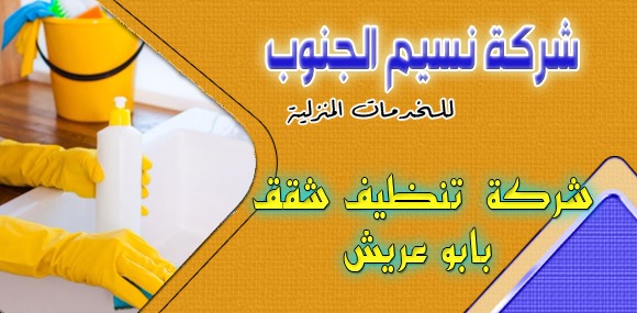 شركة تنظيف شقق بابو عريش