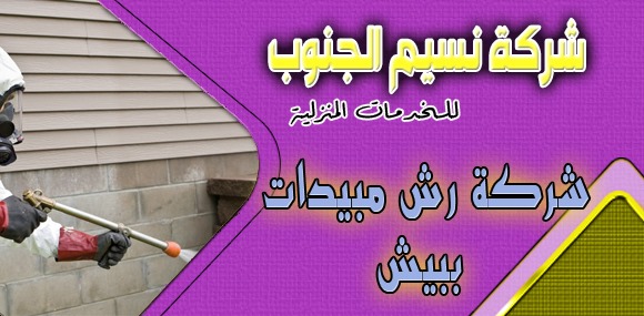 شركة رش مبيدات ببيش