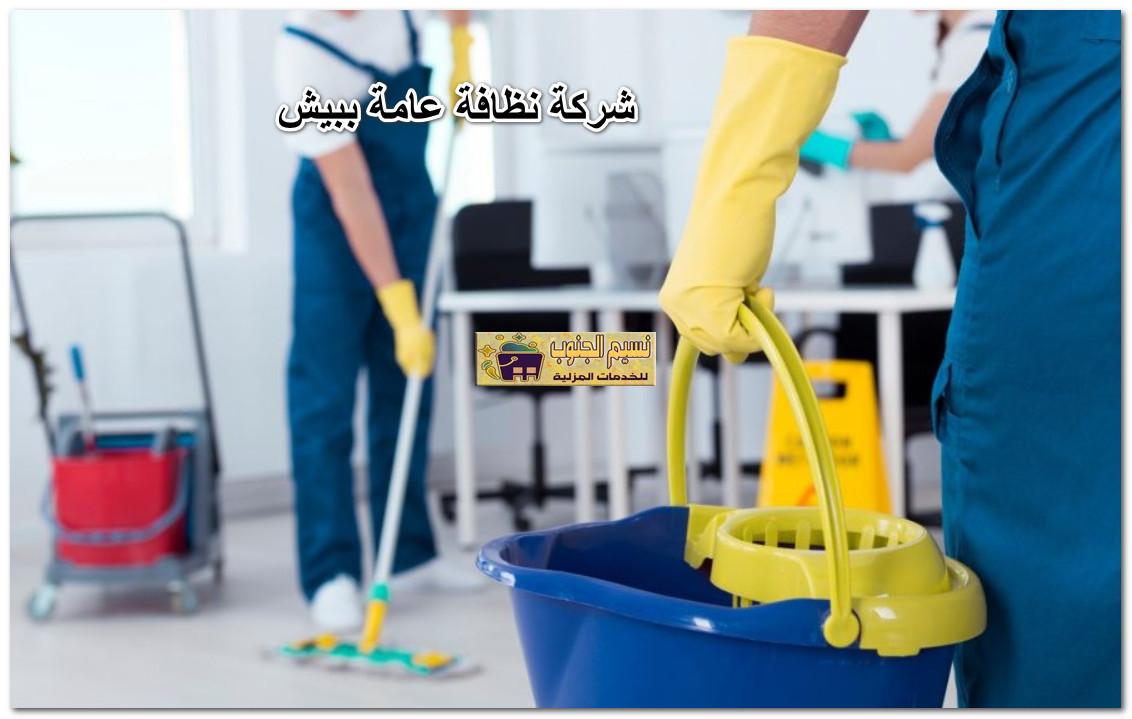 شركة نظافة عامة ببيش