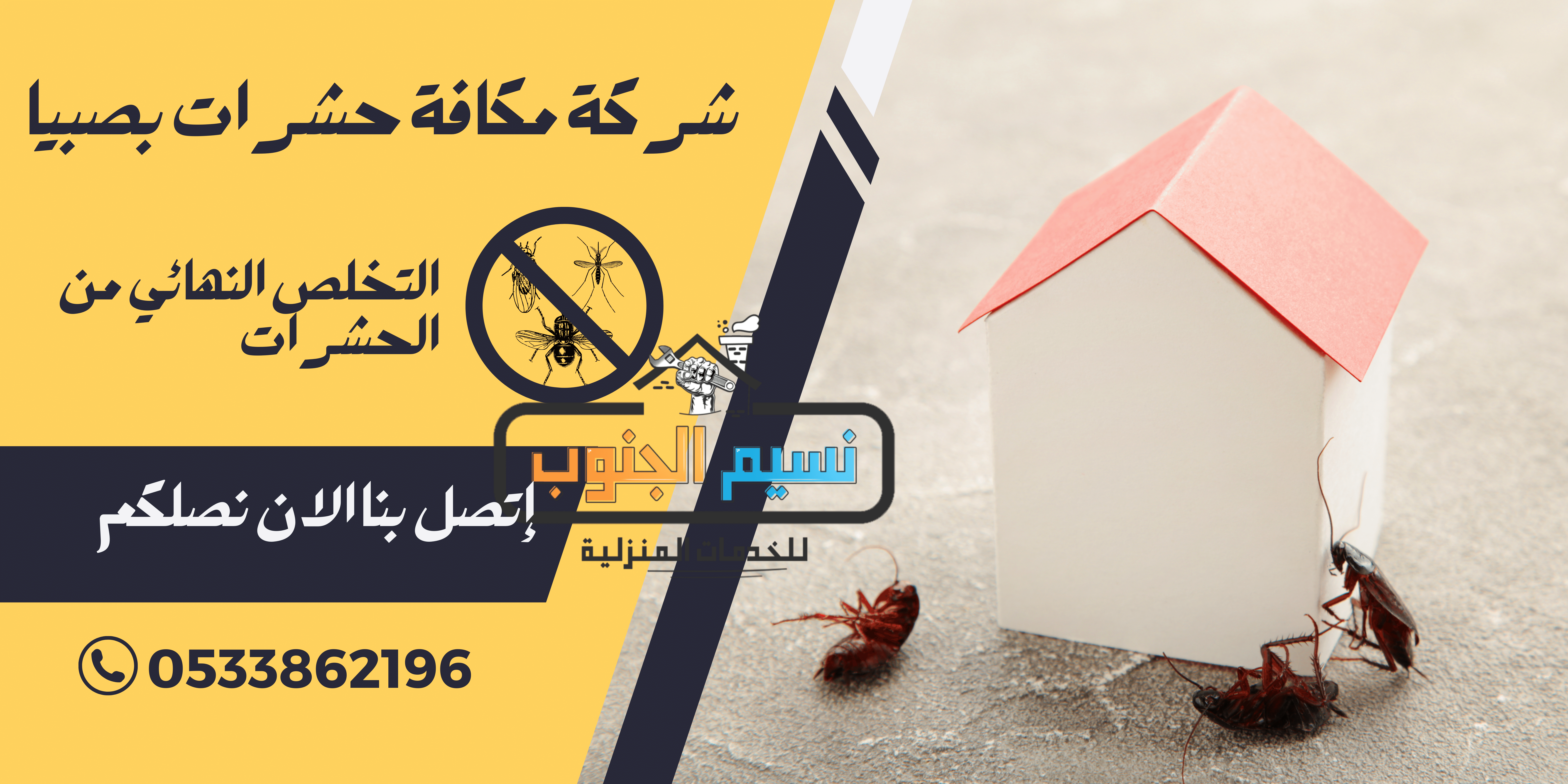 شركة مكافحة حشرات بصبيا